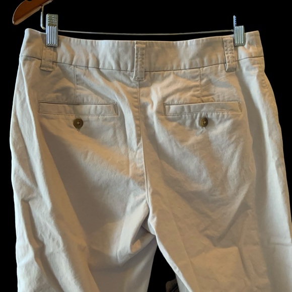 Sonoma Life Style Capris Beige Stretch High Waisted Side and Back Pockets Size 6 - Picture 4 of 9